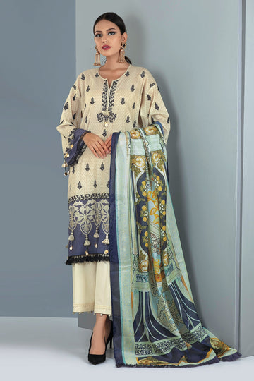 Bc21306 Beige Khaadi Autumn Collection 2021